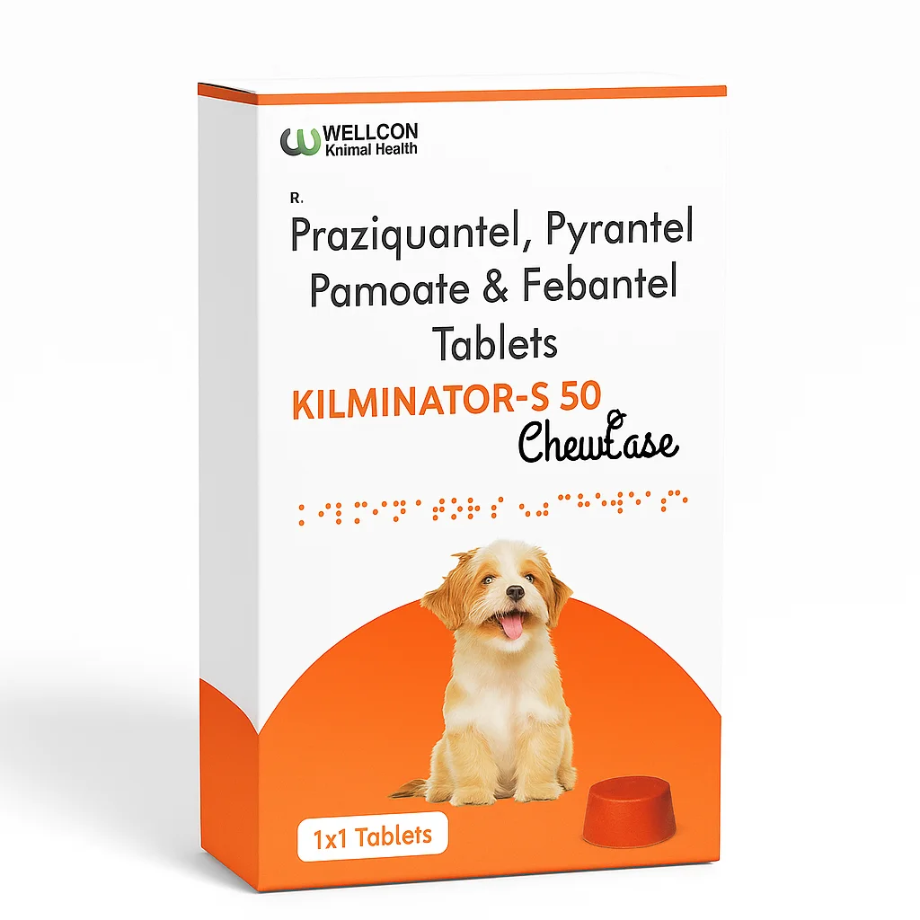 Kilminator-S 50 Deworming Tablet for Dogs Upto 10kg